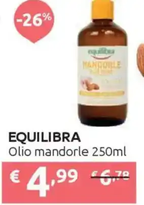 Ipersoap EQUILIBRA Olio mandorle offerta