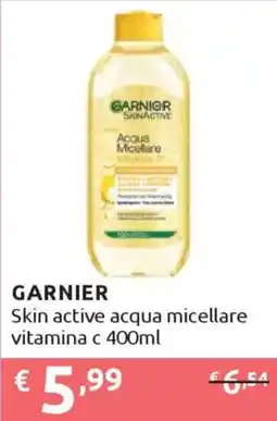 Ipersoap GARNIER Skin active acqua micellare vitamina C offerta