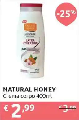 Ipersoap NATURAL HONEY Crema corpo offerta