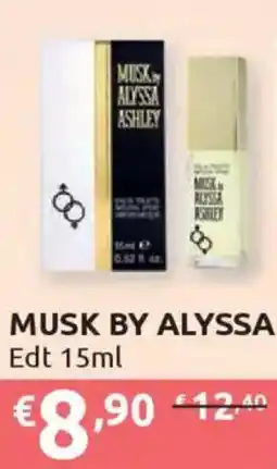 Ipersoap MUSK BY ALYSSA Edt offerta