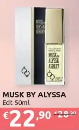 Ipersoap MUSK BY ALYSSA Edt offerta