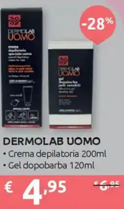 Ipersoap Dermolab uomo Crema depilatoria - Gel dopobarba offerta
