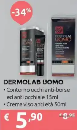 Ipersoap DERMOLAB UOMO Contorno occhi anti-borse ed anti occhiaie offerta