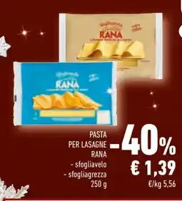 Conad Pasta per lasagne RANA offerta