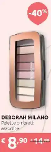 Ipersoap DEBORAH MILANO Palette ombretti offerta