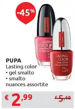 Ipersoap PUPA Lasting color offerta
