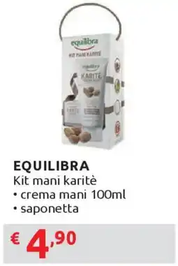 Ipersoap EQUILIBRA Kit mani karitè offerta