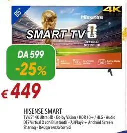 Galassia HISENSE Smart TV offerta