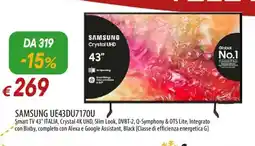 Galassia SAMSUNG UE43DU7170U Smart TV 43" offerta