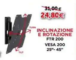 Galassia FLATSTYLE inclinazione e rotazione FTR 200 VESA 200 25''-45'' offerta