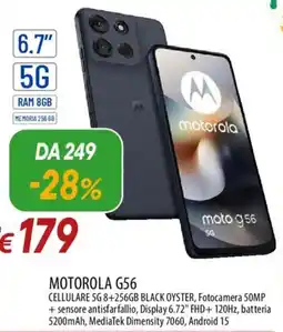 Galassia MOTOROLA G56 CELLULARE 5G 8+256GB offerta