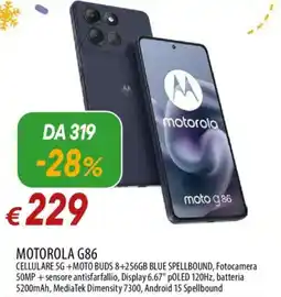 Galassia MOTOROLA G86 CELLULARE 5G offerta