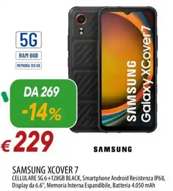 SAMSUNG XCOVER 7 CELLULARE 5G