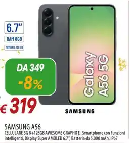 Galassia SAMSUNG A56 CELLULARE 5G offerta