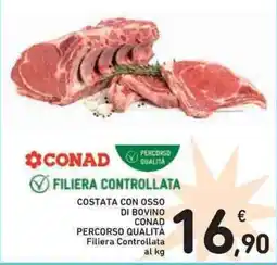 Spazio Conad Costata con osso di bovino conad percorso qualità offerta