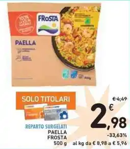 Spazio Conad Paella FROSTA offerta