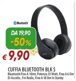 Galassia Cuffia bluetooth blk offerta