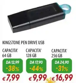 Galassia KINGSTONE pen drive USB offerta