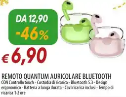 Galassia Remoto quantum auricolare bluetooth offerta