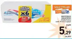 Spazio Conad Dentifricio AQUAFRESH offerta