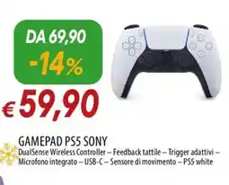 Galassia Gamepad PS5 SONY offerta