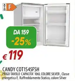 Galassia CANDY COT1S45FSH FRIGO TAVOLO offerta