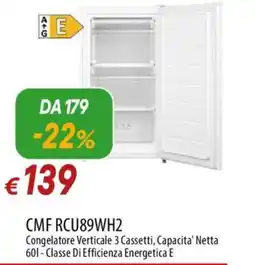 Galassia CMF RCU89WH2 Congelatore offerta
