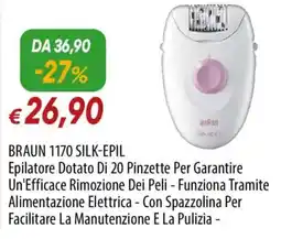Galassia BRAUN 1170 SILK-EPIL Epilatore Dotato offerta