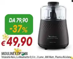 Galassia MOULINEX DP7108 Tritatutto Nero offerta