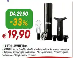 Galassia HAIER HAWUKIT06 CAVATAPPI offerta