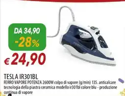 Galassia TESLA IR301BL FERRO VAPORE POTENZA 2600W offerta