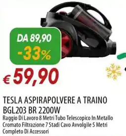 Galassia TESLA ASPIRAPOLVERE A TRAINO BGL203 BR 2200W offerta