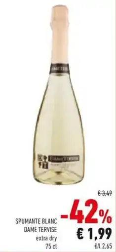 Conad Spumante blanc DAME TERVISE offerta