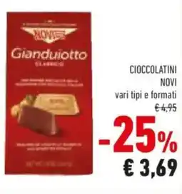 Conad Cioccolatini NOVI offerta