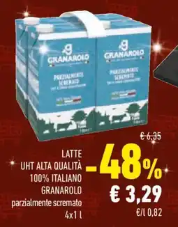 Conad Latte uht alta qualità 100% italiano GRANAROLO offerta