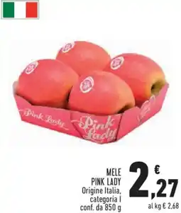 Conad Mele pink lady offerta