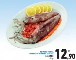 Conad Nei punti vendita con reparto pescheria assistita calamari offerta