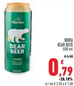 Conad Birra bear beer offerta