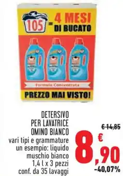 Conad Detersivo per lavatrice OMINO BIANCO offerta