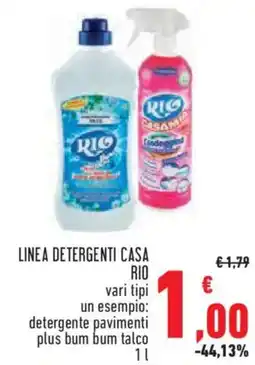 Conad Linea detergenti casa RIO offerta