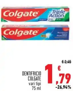 Conad Dentifricio COLGATE offerta