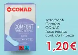 Conad Assorbenti Comfort CONAD flusso intenso offerta