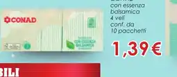 Conad Fazzoletti CONAD con essenza balsamica offerta