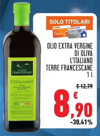 Olio extra vergine di oliva l'italiano TERRE FRANCESCANE