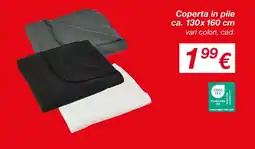 KiK Coperta in pile ca. 130x 160 cm offerta