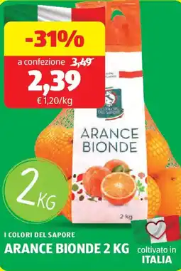 ALDI I colori del sapore arance bionde offerta
