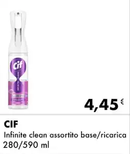 Iper Tosano CIF Infinite clean assortito base/ricarica offerta
