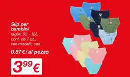 KiK Slip per bambini offerta