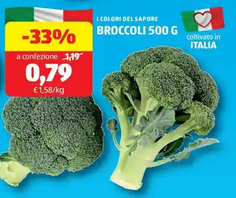 I colori del sapore broccoli