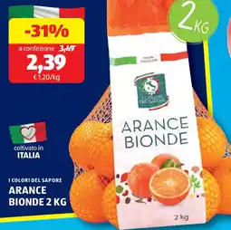 ALDI I colori del sapore arance bionde offerta